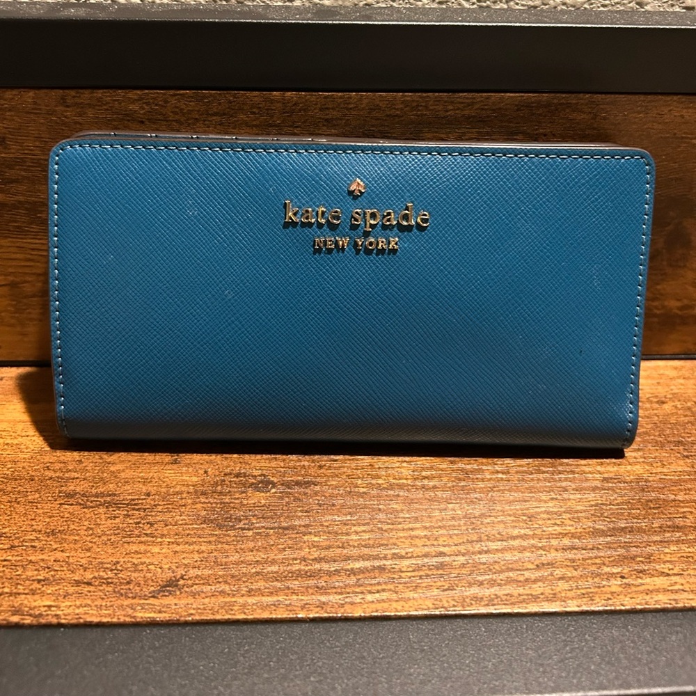 Kate Spade ♠️ Teal Wallet